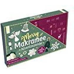 Adventskalender Merry Makramee: Material für 24 Makramee-Projekte. Mit Anleitungsbuch