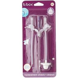 b.box Sippy Cup Replacement Straw Clear