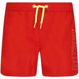 Diesel Boy's Swim Shorts Red
