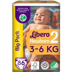 Libero New Born 2 3-6kg 86pcs