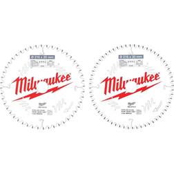 Milwaukee CSB 216 mm x 30 mm cirkelsåg blad för geringssågar dubbelpack 4932479575 – 48T & 60T