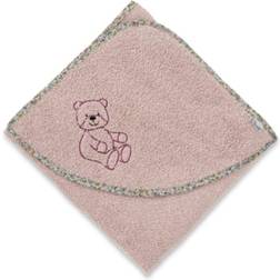 Sterntaler Baylee badhandduk med huva, ålder: från 0 månader, 100 x 100 cm, rosa