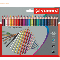 Stabilo Färgpenna Aquacolor Förpackning 36 st blandade färger