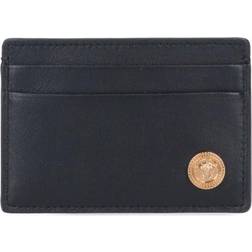 Versace leather card holder - black One