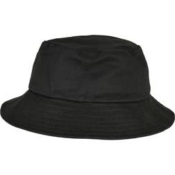 Flexfit Unisex bomull twill bucket hatt barn hatt, svart, en