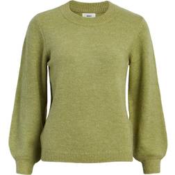Object Collectors Item Balloon Sleeved Knitted Pullover - Sage