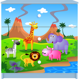 Kocot Kids Byrå - Babydreams Blå Safari