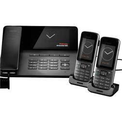 Gigaset Fast telefon VoIP Pro Fusion FX800W Bundle Bluetooth, WiFi, DECT-repeater, Telefonsvarare, PoE Touch-display Svart