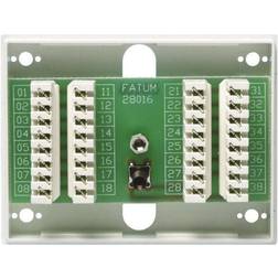 Fatum Mini Larmbox 16-polig, sabotagekontakt Slits/slits