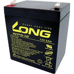 Lång WP5-12/F1 WP5-12/F1 Blybatteri 12 V 5 A.