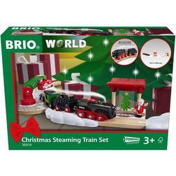 BRIO Tåg Battery Steam Locomotive Christmas Set