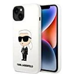 Karl Lagerfeld iPhone 14 Plus Skal Silicone Ikonik Vit