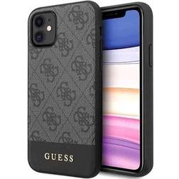 Guess 4G Bottom Stripe Collection iPhone 11 Case (Gray)