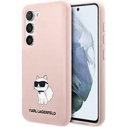 Karl Lagerfeld Galaxy S23 Skal Silicone Choupette Rosa