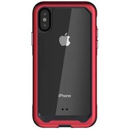 Ghostek iPhone XS Max Clear Case for Apple iPhone X XR XS Atomic Slim (Red)