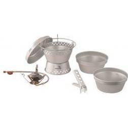 Easy Camp ing Cooker & Stove Set Storm Silver