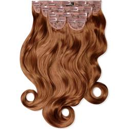 Lullabellz Super Thick Curly 22 inches #8 Chestnut 5-pack