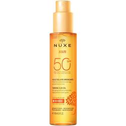 Nuxe Sun Tanning Sun Oil for Face and Body SPF50 150ml