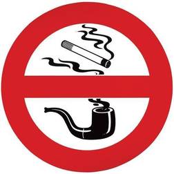 Klistermærke rygning forbudt 135