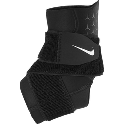 Nike Pro Ankle Sleeve W/Strap Black/White S