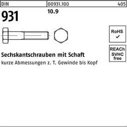 Sonstige Schrauben, Sechskantschraube DIN 931 m.Schaft