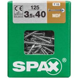 Spax Träskruv Mdf 3,5X40Mm 125St/Fp