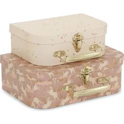 Konges Sløjd Suitcases Unicorn Blush/Etoile 2-pack