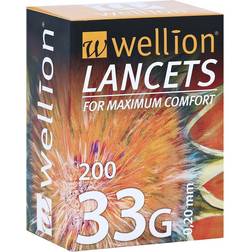 Wellion 33G lancetter 0,20 mm 200 st