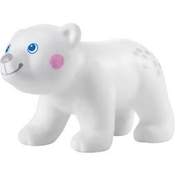 Haba 305448 305448-Little Friends – Eisbärbaby, Spielfigur 3 Jahren Toy Figure, White