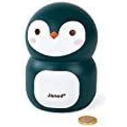 Janod Penguin Wooden Children’s Money Box 5.9 inch