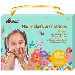 Avenir Nail Stickers and Tattoos Flowers