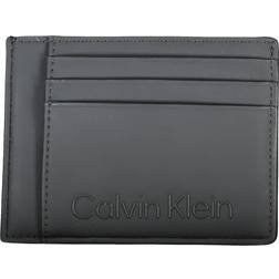 Calvin Klein Rubberized ID-korthållare CK svart, Ck