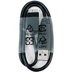 Seagate 18 tum USB 3.0 typ A till Micro B ersättningskabel externa bärbara och stationära enheter