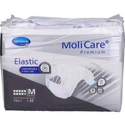 Hartmann MoliCare Premium Elastic 10D Adult Incontinence Brief M Heavy Absorbency 165672 56 Ct