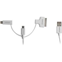 Hähnel Laddnings-/datakabel USB B, Lightning
