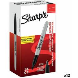 Sharpie "Permanent markörpenna 12 Delar Svart 0,9 mm 12 antal