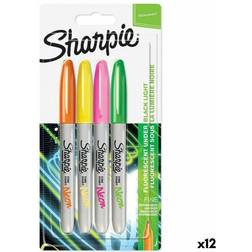 Sharpie "Tuschpennor Neon Multicolour 4 Delar 1 mm 12 antal