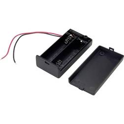 TRU Components SBH-321-3AS Battery box 2x AA Cable