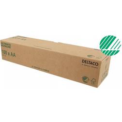 Deltaco Ultimate Alkaline AA-batteri, Svanenmärkt, 100-pack Bulk