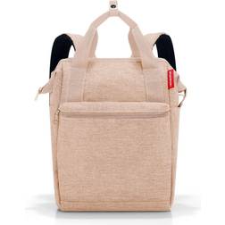Reisenthel Allrounder R Backpack, Secure Zipper, Two-Way Carry Handles, Twist Coffee
