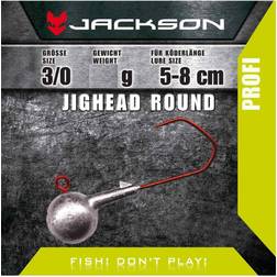 Jackson VMC Jighead Round 3/0 für Köderlänge 5–8 cm 28g Jigkopf Jighaken