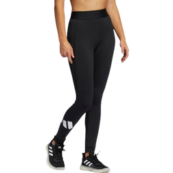 adidas Techfit Life Mid-Rise Badge of Sport Long Tights Women - Black/White