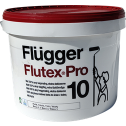 Flügger Flutex Pro 10 Väggfärg White 10L