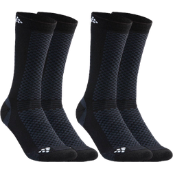 Craft Sportswear Warm Mid Socks 2-pack Unisex