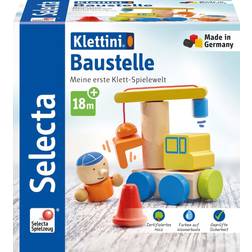 Selecta Klettini Baustelle Klett-Stapelspielzeug