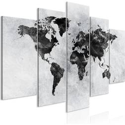 Artgeist världskarta Concrete World Wide Tavla