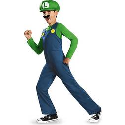 Disguise Super Mario Luigi Barn Maskeraddräkt
