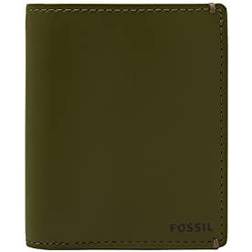 Fossil Joshua Vegan Cactus Leather Slim Minimalist Bifold Front Pocket Wallet, Green ML4462376