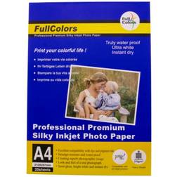 Silky inkjet fotopapper, A4, 5760dpi, 270g/m2, 20ark