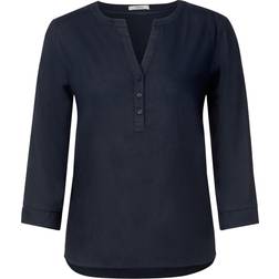 Cecil Tunic Style Blouse - Deep Blue